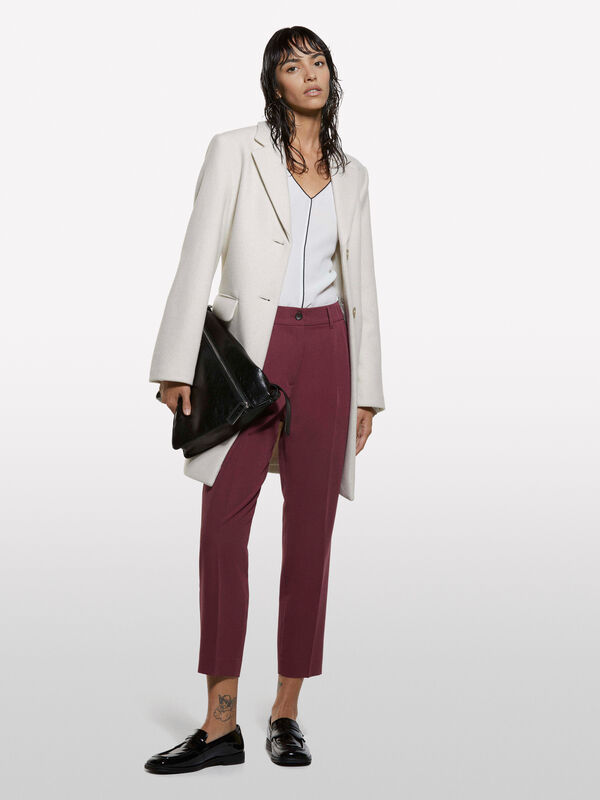 Pantalon de jogging bordeaux - pantalons de jogging pour femme | Sisley