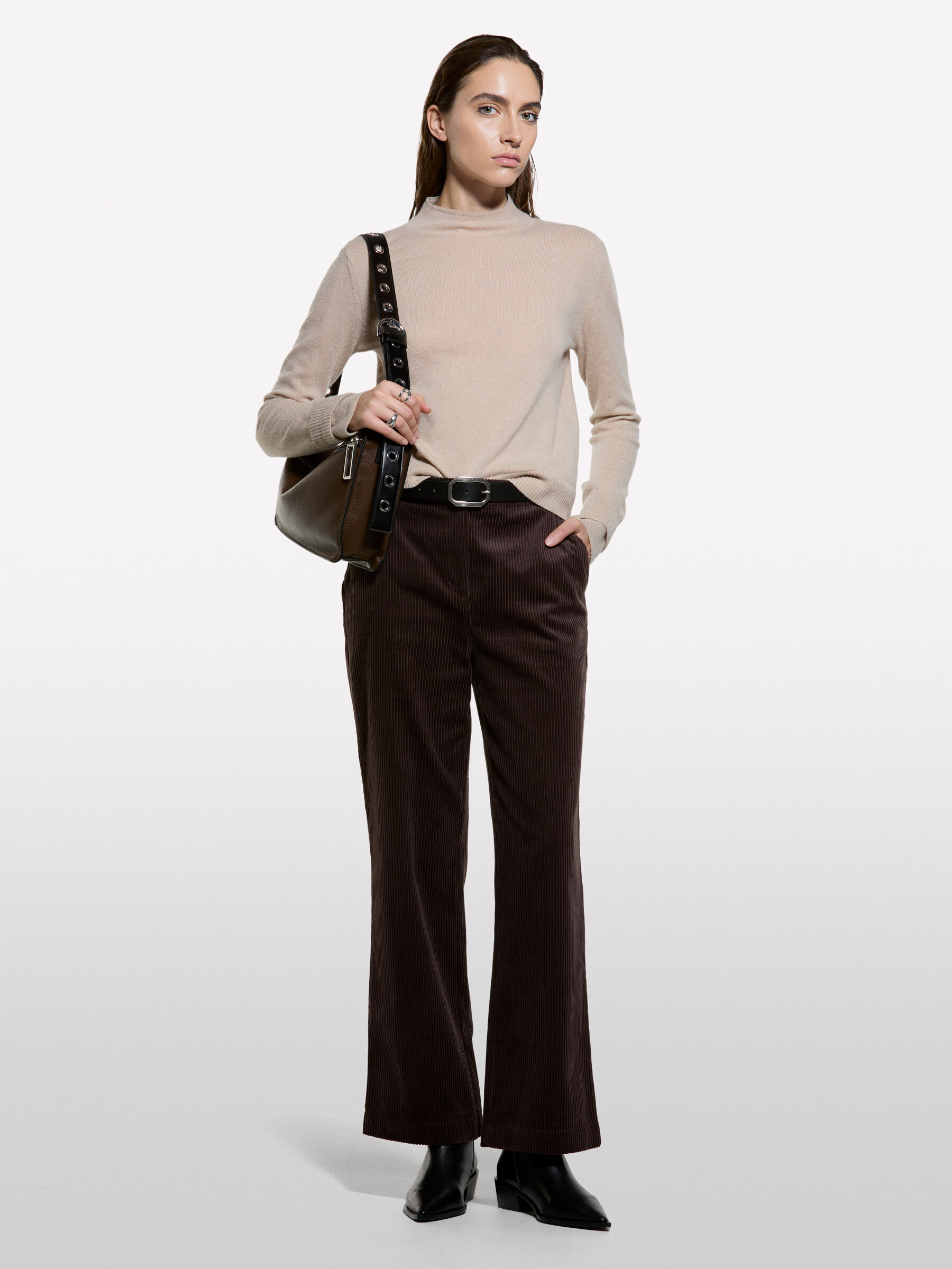 TURTLE NECK SWEATER Femme image number null