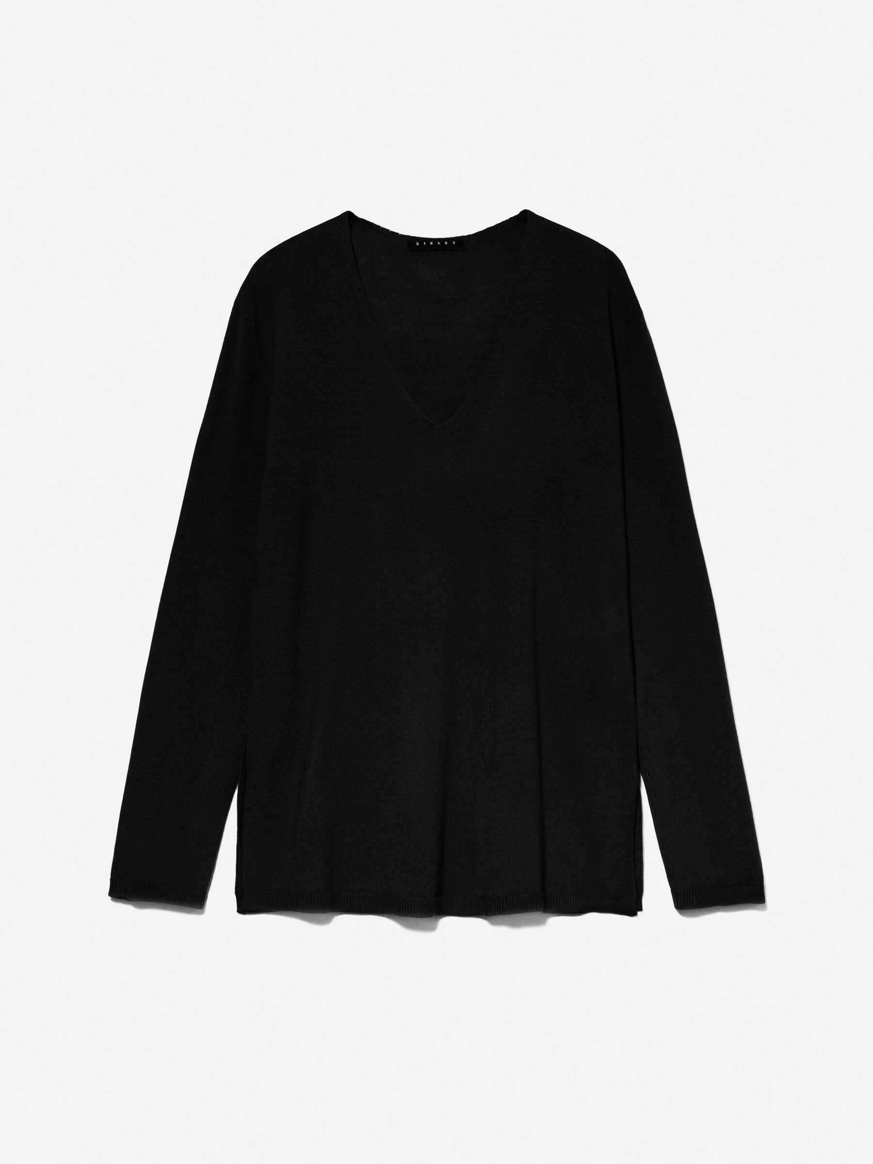 V NECK SWEATER L/S Femme image number null