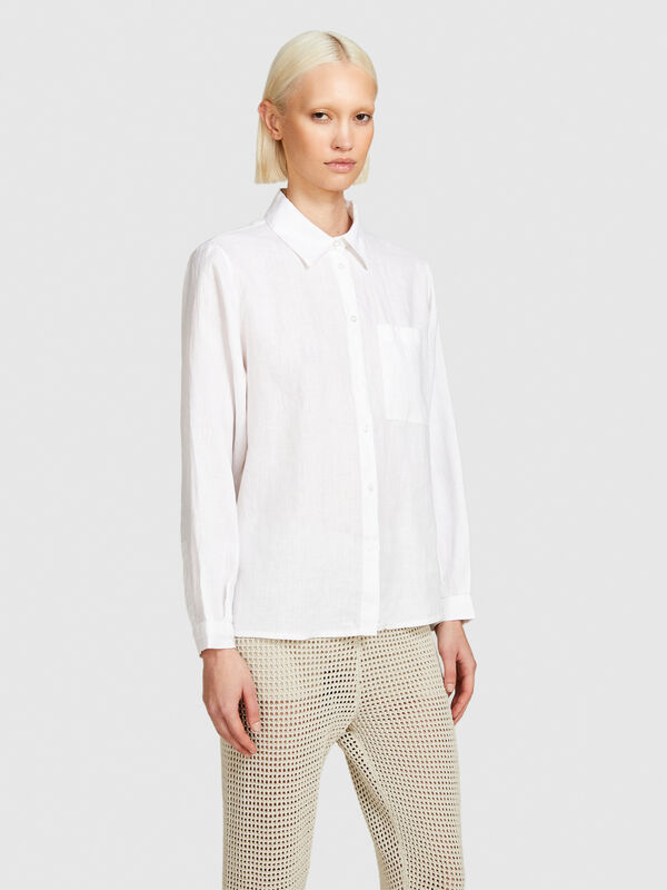 Chemise 100 % lin - chemises pour femme | Sisley