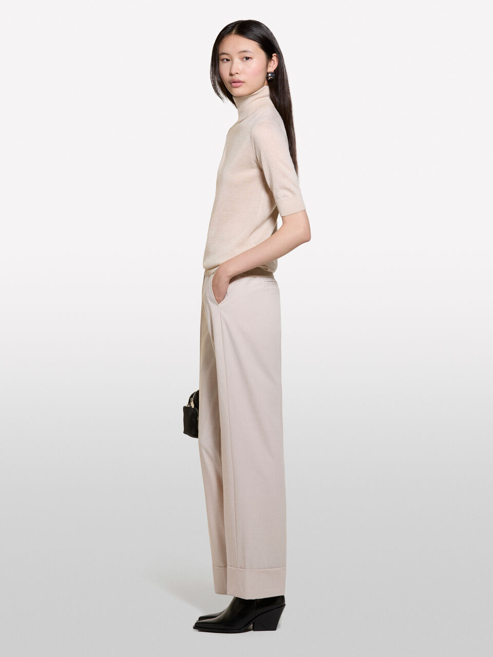 TURTLE NECK SWEATER Femme image number null