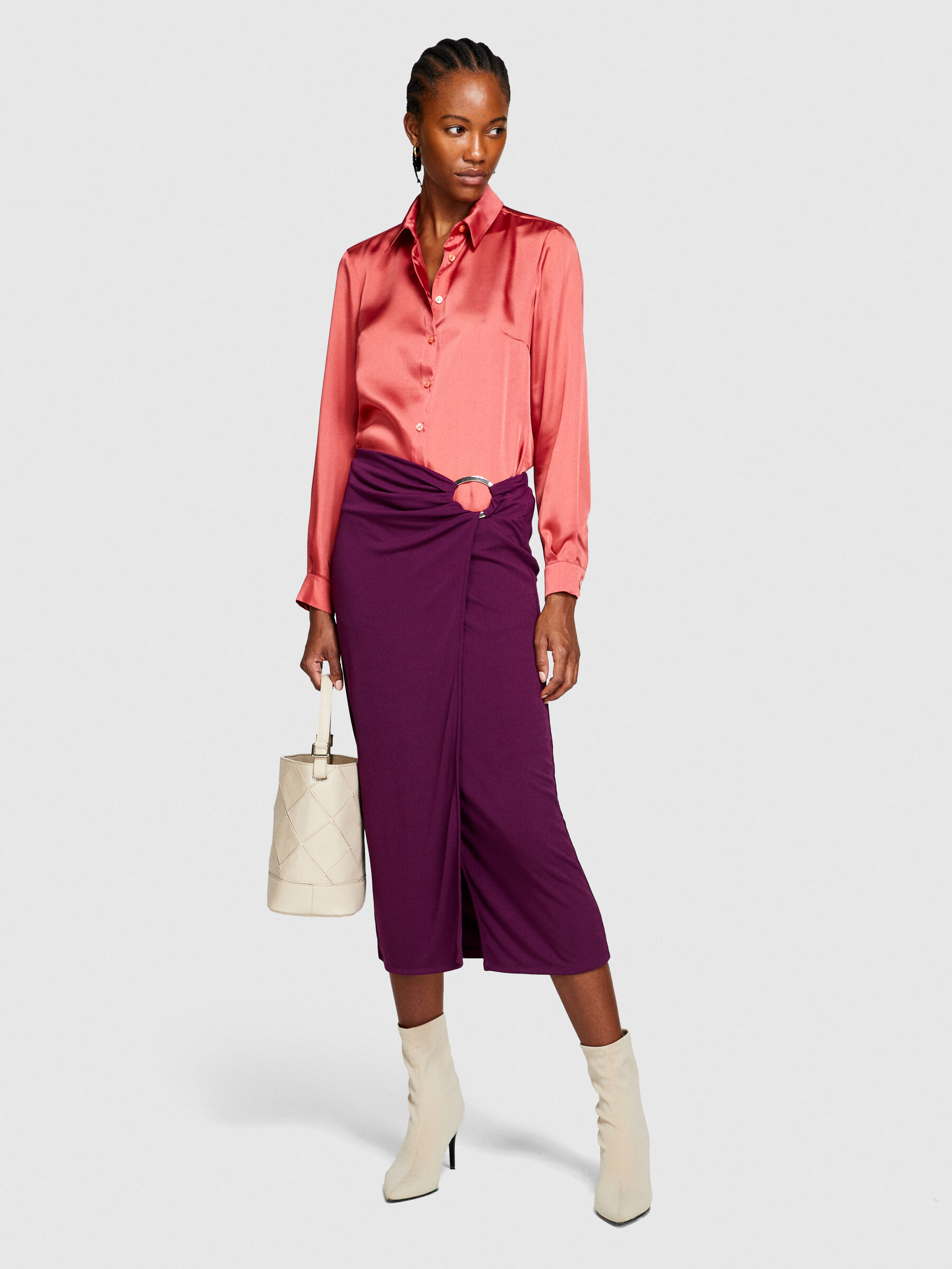 Jupes sales longues femme