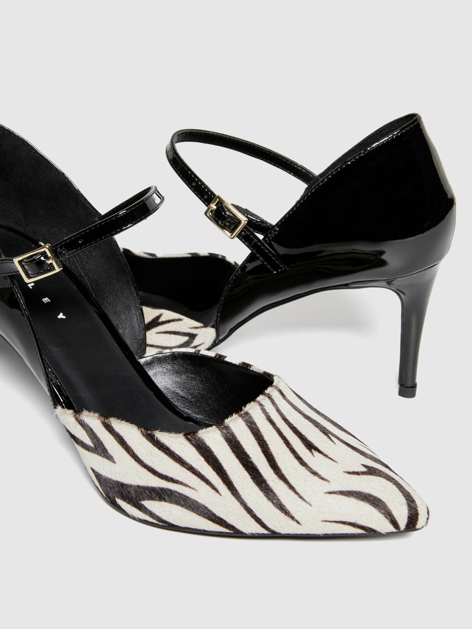 Escarpin clearance zebre femme