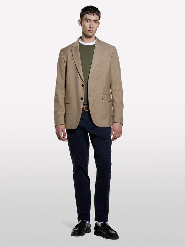 Blazer beige sur mesure - blazers pour homme | Sisley