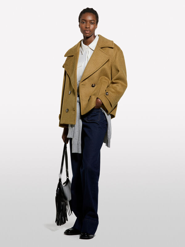 Manteau caban sur-ajusté - manteaux pour femme | Sisley