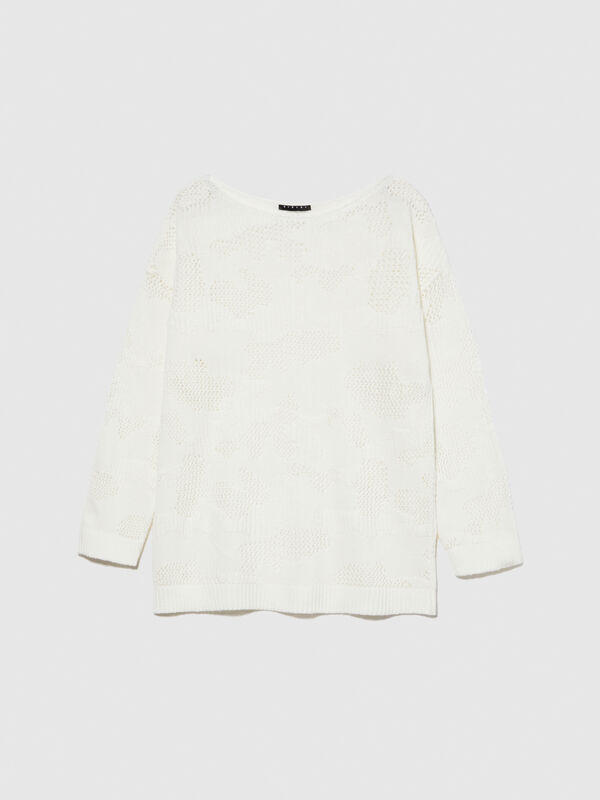 Pull oversize - maille pour fille | Sisley Young